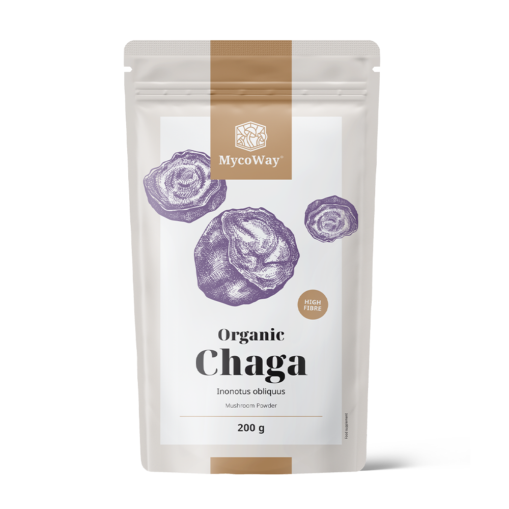 BIO Chaga v prášku.